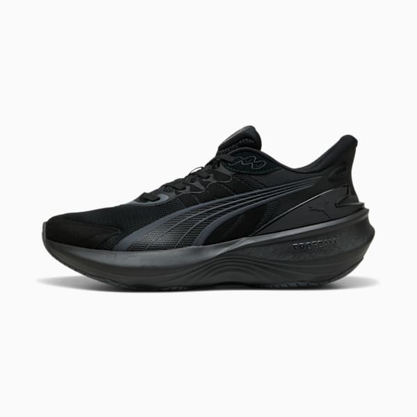 ユニセックス パルス プロ ランニングシューズ, PUMA Black-Slate Gray, extralarge-JPN