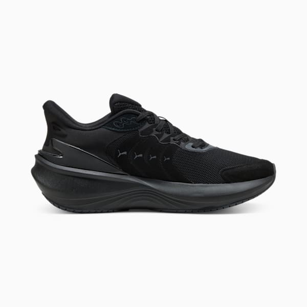 ユニセックス パルス プロ ランニングシューズ, PUMA Black-Slate Gray, extralarge-JPN