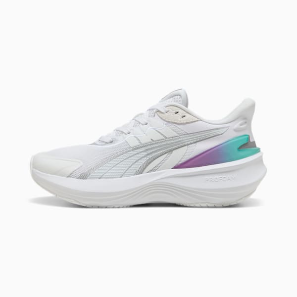 ユニセックス パルス プロ ランニングシューズ, PUMA White-PUMA Silver, extralarge-JPN