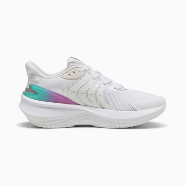 ユニセックス パルス プロ ランニングシューズ, PUMA White-PUMA Silver, extralarge-JPN