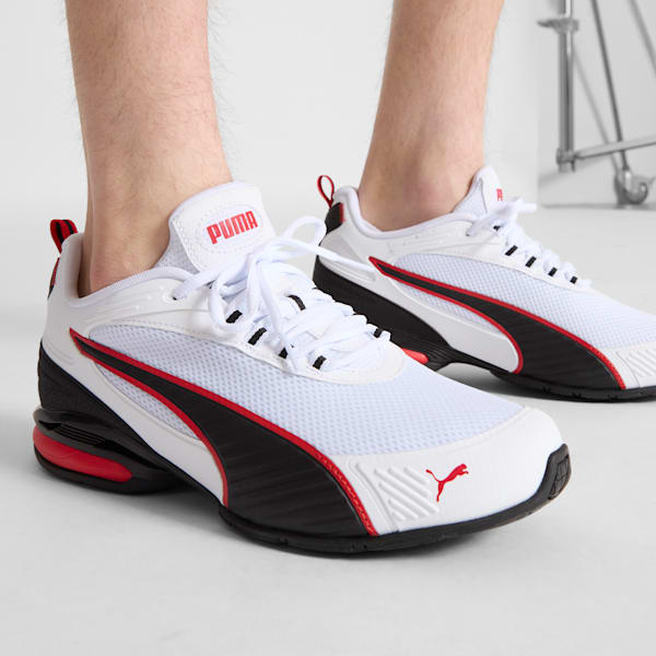 Tenis Magnéticos, PUMA White-PUMA Black-For All Time Red, extralarge