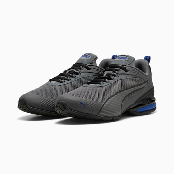 Tenis Magnéticos, Cool Dark Gray-PUMA Black-Vivid Blue, extralarge