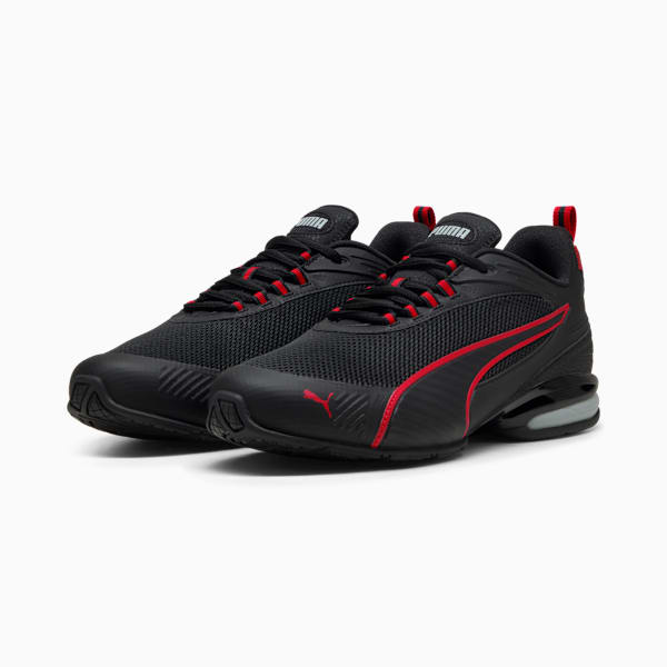 Magnetic Men's Sneakers, PUMA Black-Cool Mid Gray-For All Time Red, extralarge