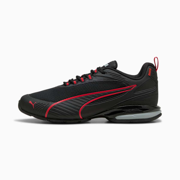 Magnetic Men's Sneakers, PUMA Black-Cool Mid Gray-For All Time Red, extralarge