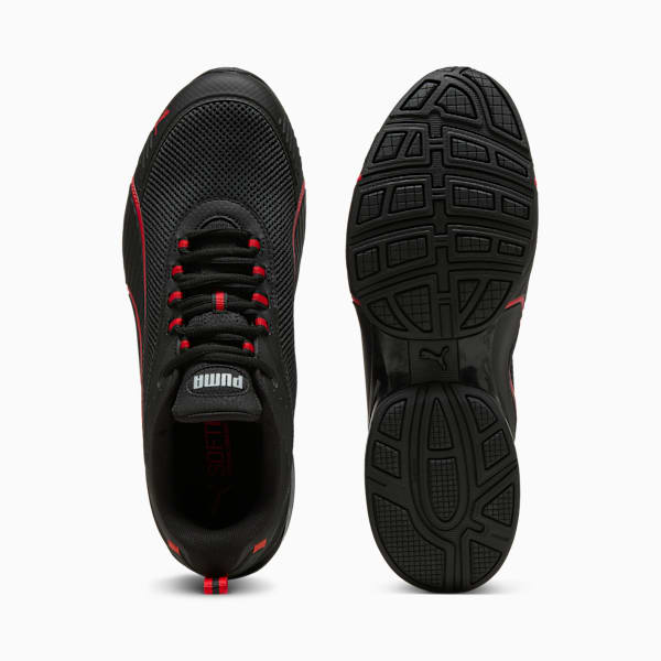 Magnetic Men's Sneakers, PUMA Black-Cool Mid Gray-For All Time Red, extralarge