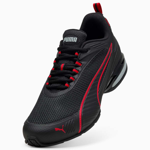 Tenis de running Magnetic, PUMA Black-Cool Mid Gray-For All Time Red, extralarge
