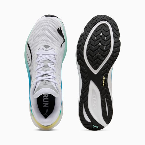 Electrify NITRO™ 4 Running Shoes Men, PUMA White-Mint Melt-Speed Blue, extralarge-GBR