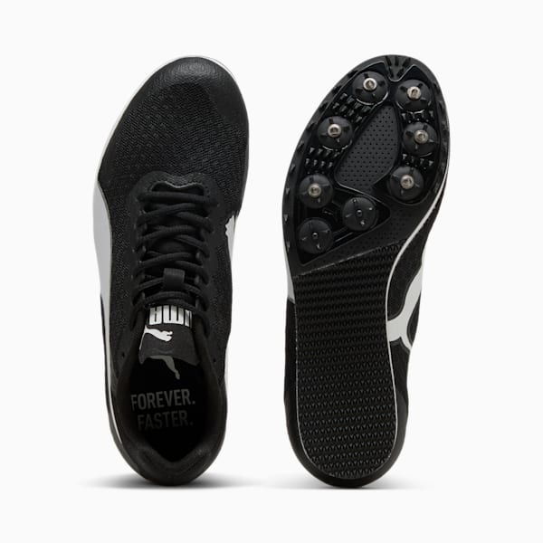 evoSPEED Star 9 Big Kids' Track Spikes, PUMA Black-PUMA White, extralarge