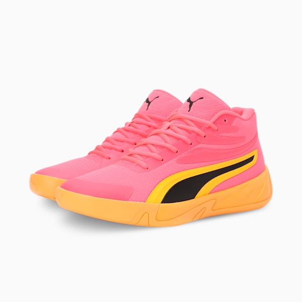 Court Pro Basketball Shoes, Sunset Glow-Sun Stream, extralarge-IND