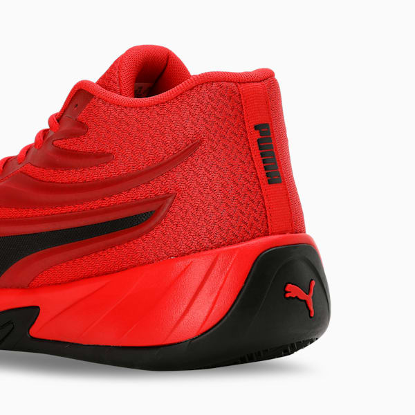 Court Pro Basketball Shoes, For All Time Red-PUMA Black, extralarge-IND