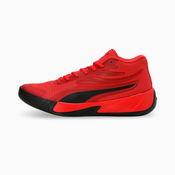 Court Pro Basketball Shoes, For All Time Red-PUMA Black, extralarge-IND