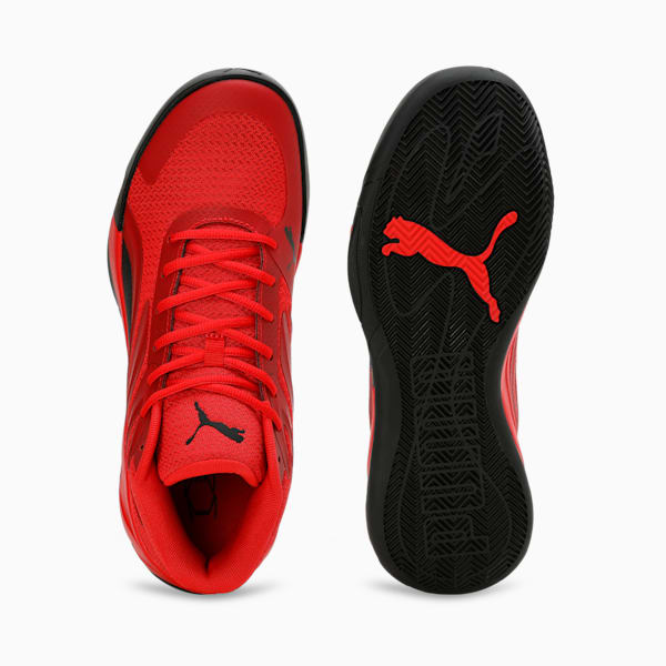 Court Pro Basketball Shoes, For All Time Red-PUMA Black, extralarge-IND