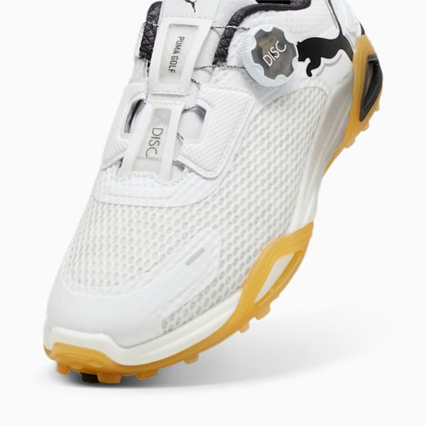 ウィメンズ ゴルフ シャドウキャット ニトロ ディスク スパイクレス シューズ, PUMA White-PUMA Black-Gum, extralarge-JPN