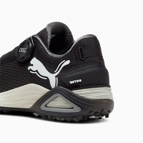 ウィメンズ ゴルフ シャドウキャット ニトロ ディスク スパイクレス シューズ, PUMA Black-Asphalt-PUMA White, extralarge-JPN