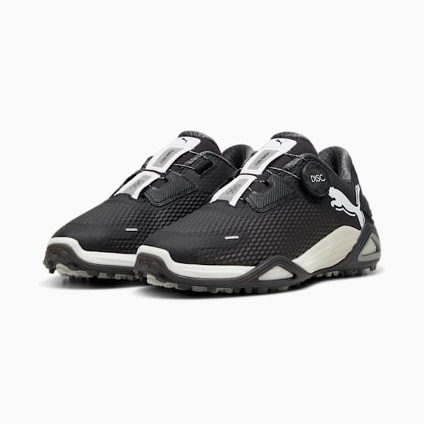 ウィメンズ ゴルフ シャドウキャット ニトロ ディスク スパイクレス シューズ, PUMA Black-Asphalt-PUMA White, extralarge-JPN