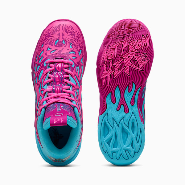 PUMA x LAMELO BALL MB.04 Iridescent Men's Basketball Shoes, Deep Orchid-Poison Pink, extralarge