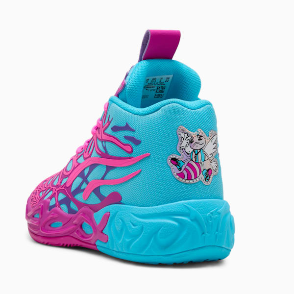 PUMA x LAMELO BALL MB.04 Iridescent Big Kids' Basketball Shoes, Deep Orchid-Poison Pink, extralarge