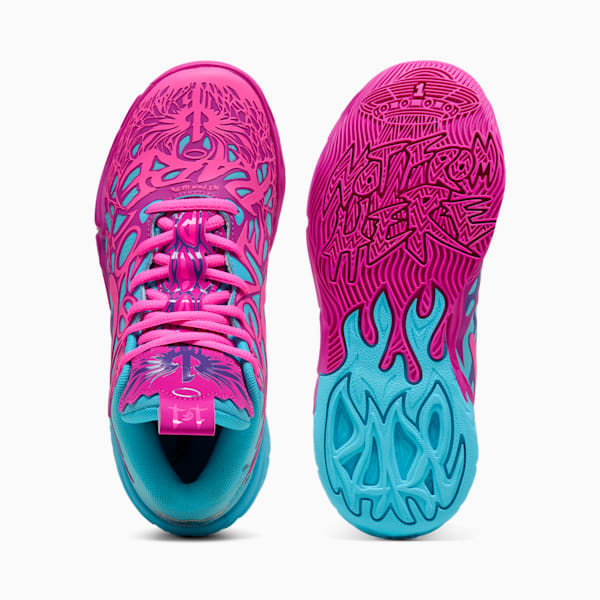 PUMA x LAMELO BALL MB.04 Iridescent Big Kids' Basketball Shoes, Deep Orchid-Poison Pink, extralarge