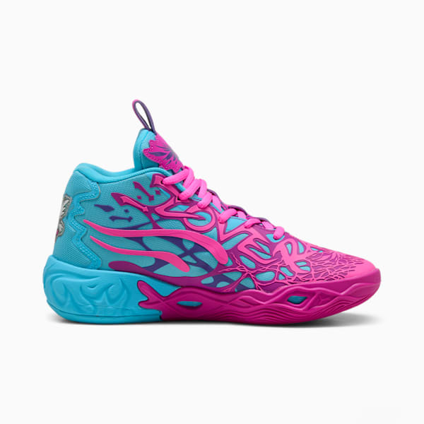 PUMA x LAMELO BALL MB.04 Iridescent Big Kids' Basketball Shoes, Deep Orchid-Poison Pink, extralarge