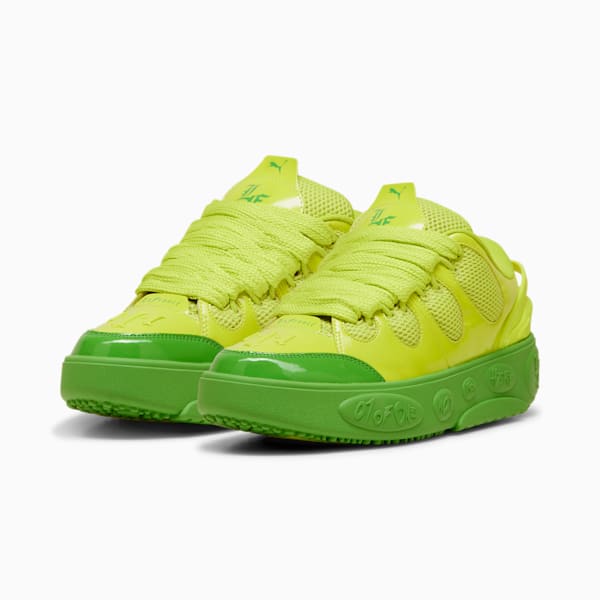 Chaussures LaFrancé Assist Homme, PUMA Green-Lime Smash, extralarge
