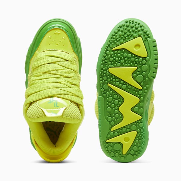 Tenis de basquetbol LaFrancé Gifted, PUMA Green-Lime Smash, extralarge