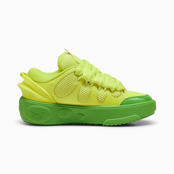 Tenis de basquetbol LaFrancé Gifted, PUMA Green-Lime Smash, extralarge