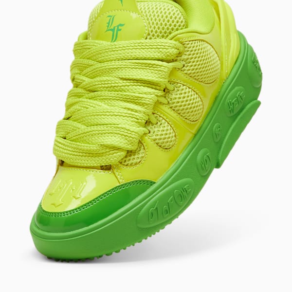 Tenis de basquetbol LaFrancé Gifted, PUMA Green-Lime Smash, extralarge