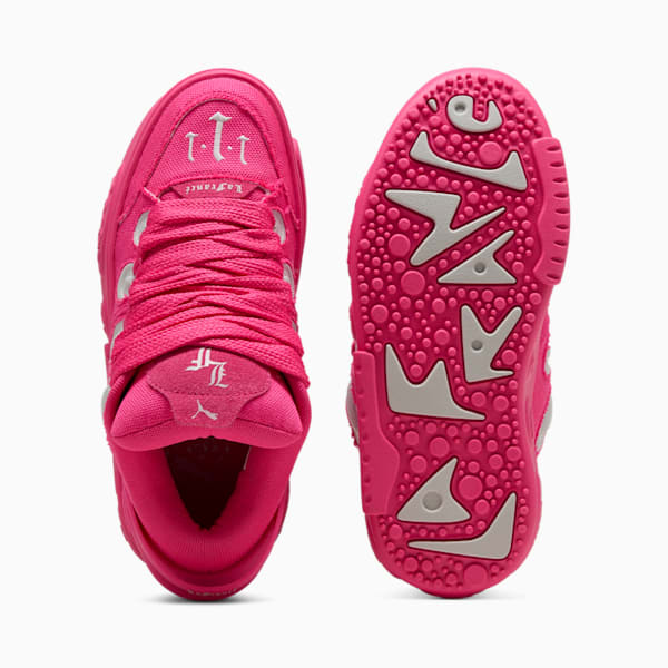 Tenis PUMA x LAMELO BALL LaFrancé Pink Carpet para niños grandes, Glowing Pink-Glacial Gray, extralarge