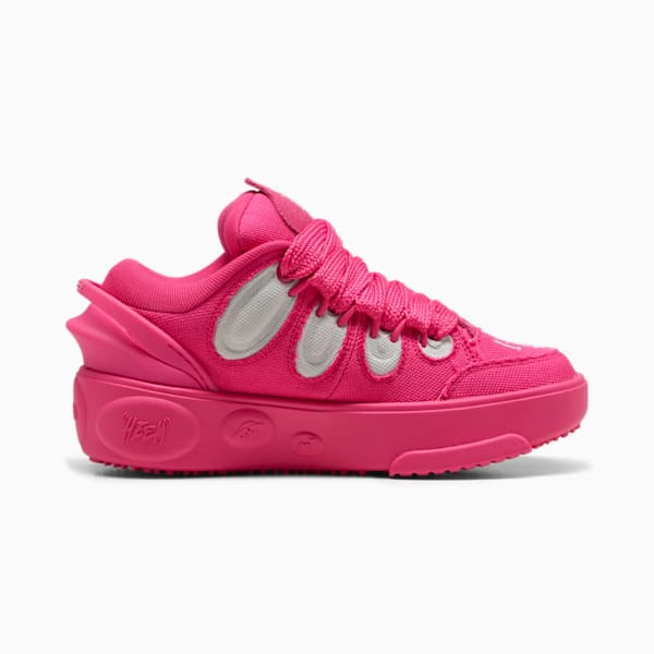 PUMA x LAMELO BALL LaFrancé Pink Carpet Big Kid's Sneakers, Glowing Pink-Glacial Gray, extralarge