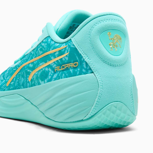 Tenis de básquetbol All-Pro NITRO™ México Unisex, Aquatic-Sparkling Green, extralarge