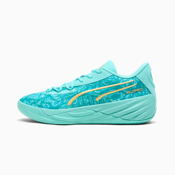 Tenis de básquetbol All-Pro NITRO™ México Unisex, Aquatic-Sparkling Green, extralarge