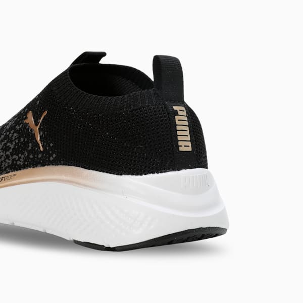 Softride Pro Echo Remi Women's Slip On Shoes, PUMA Black-PUMA Gold-PUMA White, extralarge-IND