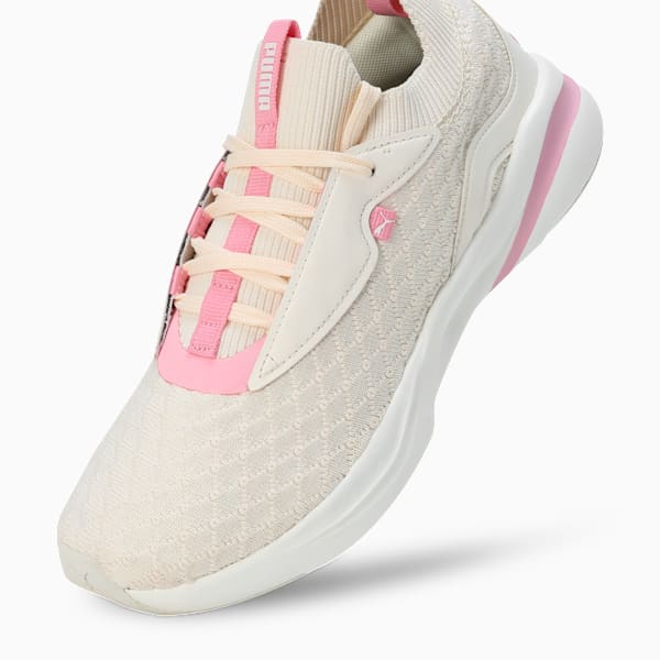 Softride Rift Premium Women's Running Shoes, Frosted Ivory-Pink Lilac-Warm White, extralarge-IND