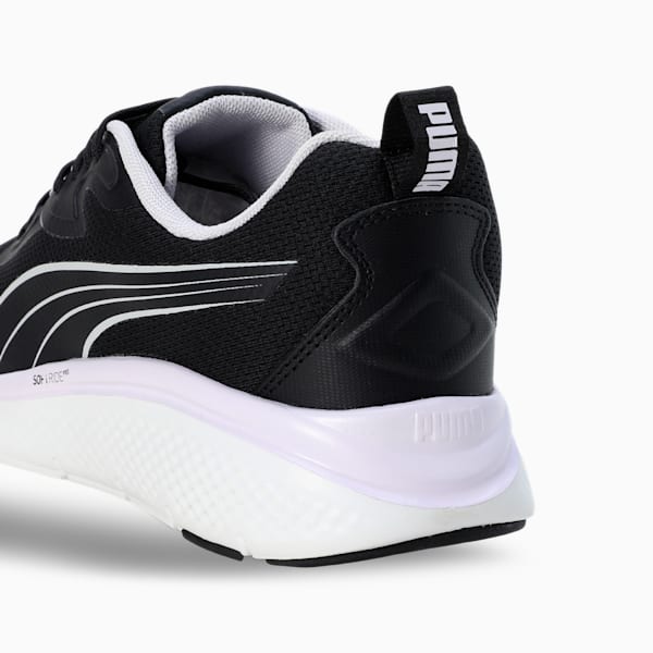 Softride Pro VitalForce Women's Running Shoes, PUMA Black-Spring Lavender-Feather Gray, extralarge-IND