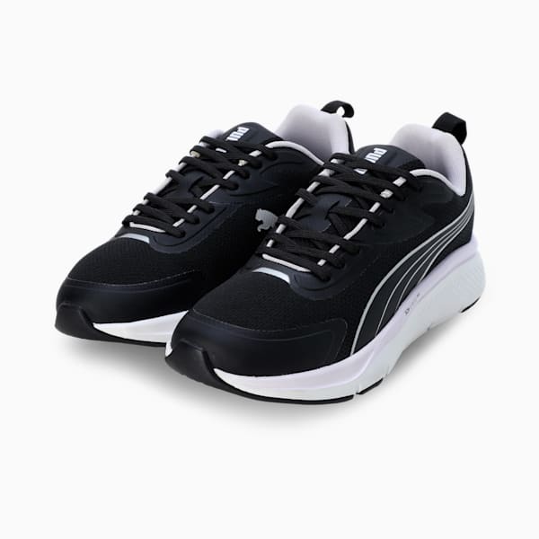 Softride Pro VitalForce Women's Running Shoes, PUMA Black-Spring Lavender-Feather Gray, extralarge-IND
