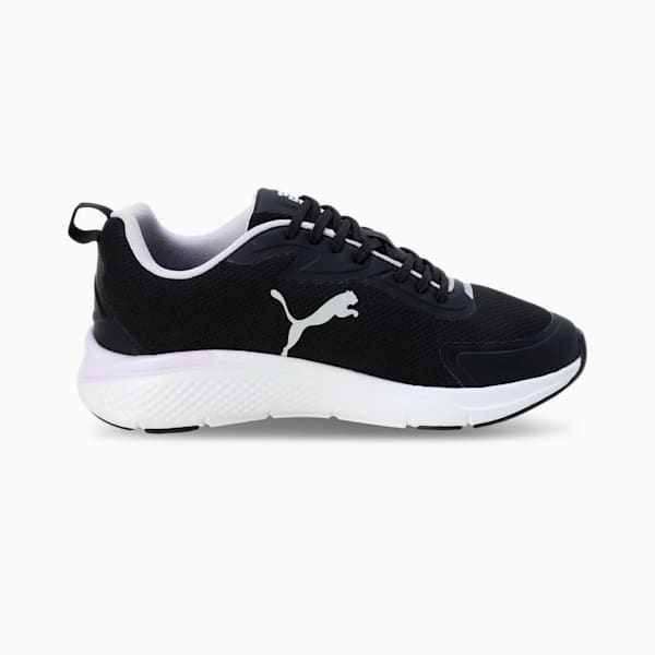Softride Pro VitalForce Women's Running Shoes, PUMA Black-Spring Lavender-Feather Gray, extralarge-IND
