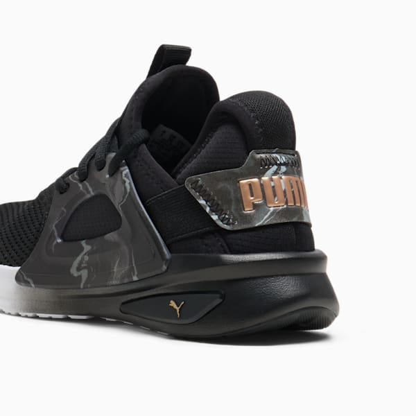 Chaussures de course à pied SOFTRIDE Enzo Evo Geode Femme, PUMA Black-PUMA Gold, extralarge