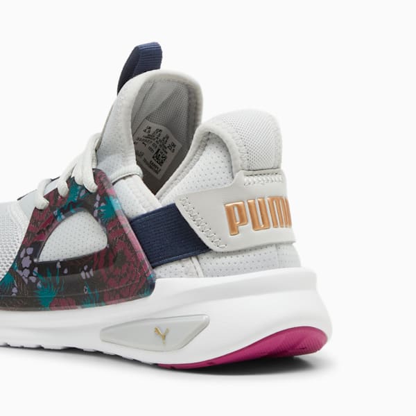 Chaussures de course à pied SOFTRIDE Enzo Evo Blooms Femme, Cool Light Gray-Club Navy, extralarge