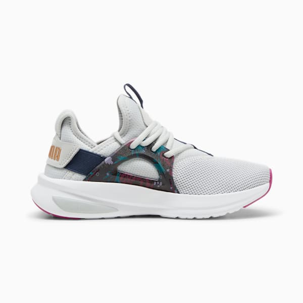 Chaussures de course à pied SOFTRIDE Enzo Evo Blooms Femme, Cool Light Gray-Club Navy, extralarge