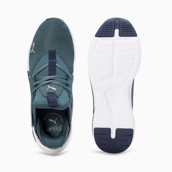 SOFTRIDE Enzo Evo Camo Running Shoes, Gray Skies-PUMA Navy-Smokey Gray, extralarge-IND