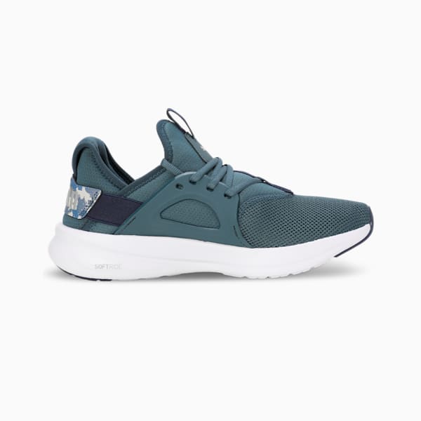 SOFTRIDE Enzo Evo Camo Running Shoes, Gray Skies-PUMA Navy-Smokey Gray, extralarge-IND