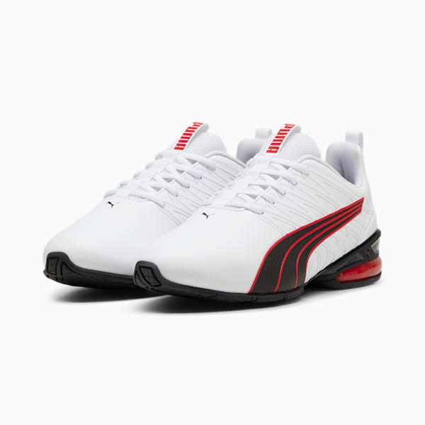 Voltaic Evo Fast Men's Training Shoes, PUMA White-PUMA Black-For All Time Red, extralarge