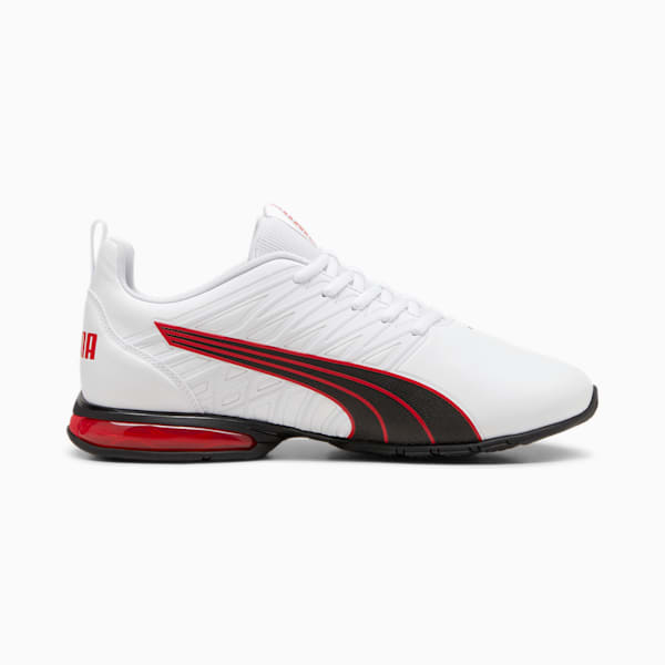 Voltaic Evo Fast Men's Training Shoes, PUMA White-PUMA Black-For All Time Red, extralarge