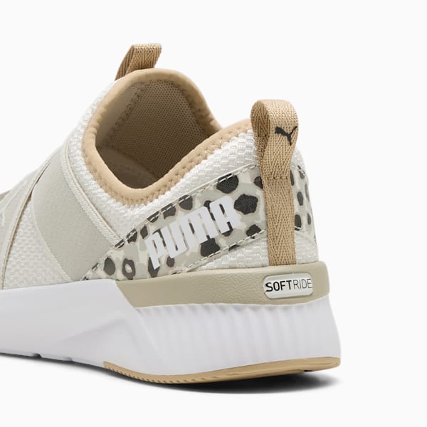 ウィメンズ ソフトライド HARLI スリップ ハイブリッド SKI ランニングシューズ, Warm White-Toasted Almond-PUMA Black, extralarge-JPN