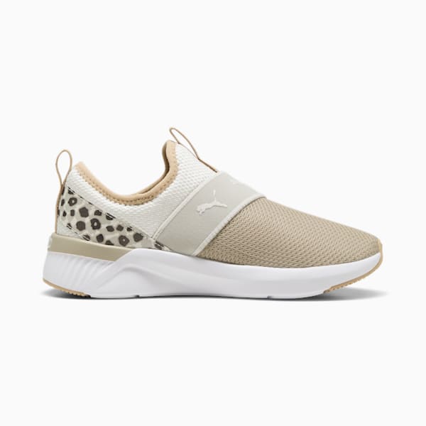 ウィメンズ ソフトライド HARLI スリップ ハイブリッド SKI ランニングシューズ, Warm White-Toasted Almond-PUMA Black, extralarge-JPN
