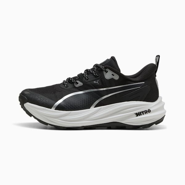Voyage NITRO™ 4 Running Shoes Men, PUMA Black-PUMA Silver, extralarge