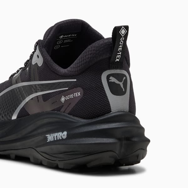 Voyage NITRO™ 4 GORE-TEX® Men's Waterproof Trail Running Shoes, PUMA Black-PUMA Silver, extralarge