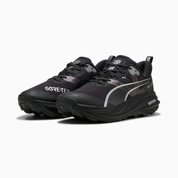 Voyage NITRO™ 4 GORE-TEX® Men's Waterproof Trail Running Shoes, PUMA Black-PUMA Silver, extralarge