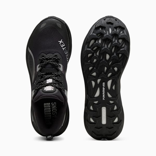 Voyage NITRO™ 4 GORE-TEX® Men's Waterproof Trail Running Shoes, PUMA Black-PUMA Silver, extralarge