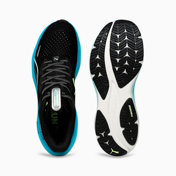 Magnify NITRO™ 3 High Cushion Performance Men's Running Shoes, PUMA Black-Speed Blue, extralarge-IND
